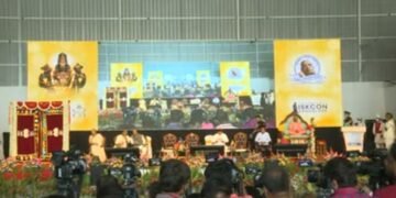 VIDEO: ತಿರುಮಲ ಮಾದರಿಯ ಇಸ್ಕಾನ್ ಶ್ರೀ ರಾಜಾಧಿರಾಜ ಗೋವಿಂದ ದೇವಸ್ಥಾನ ಲೋಕಾರ್ಪಣೆ